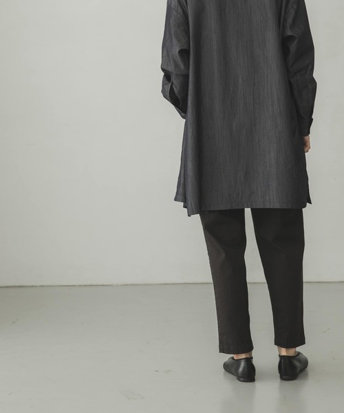 かぐれ（カグレ）の「コットンストレッチイージーパンツ（その他パンツ・レディース・ベージュ/ブラック系その他/オフホワイト・FREE）」の10枚目の写真