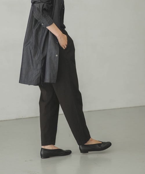 かぐれ（カグレ）の「コットンストレッチイージーパンツ（その他パンツ・レディース・ベージュ/ブラック系その他/オフホワイト・FREE）」の11枚目の写真