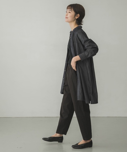 かぐれ（カグレ）の「コットンストレッチイージーパンツ（その他パンツ・レディース・ベージュ/ブラック系その他/オフホワイト・FREE）」の15枚目の写真