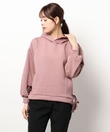 axes femme | サイドリボンパーカーＰＯ(Tシャツ/カットソー)