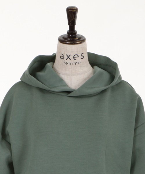 axes femme（アクシーズファム）の「サイドリボンパーカーＰＯ（Tシャツ/カットソー・レディース・キナリ/ブラック/グリーン/ピンク・MEDIUM）」の19枚目の写真