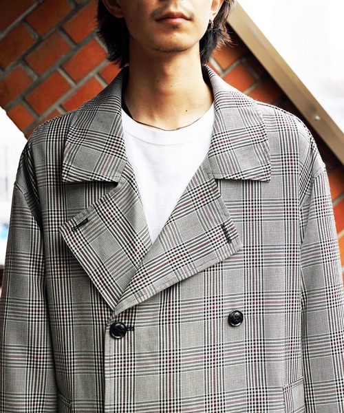 8(eight)(エイト)の「T/Rトレンチコート(トレンチコート・メンズ・ブラック/ブラウン/グレー系その他/グレイッシュブルー・MEDIUM/LARGE)」の15枚目の写真