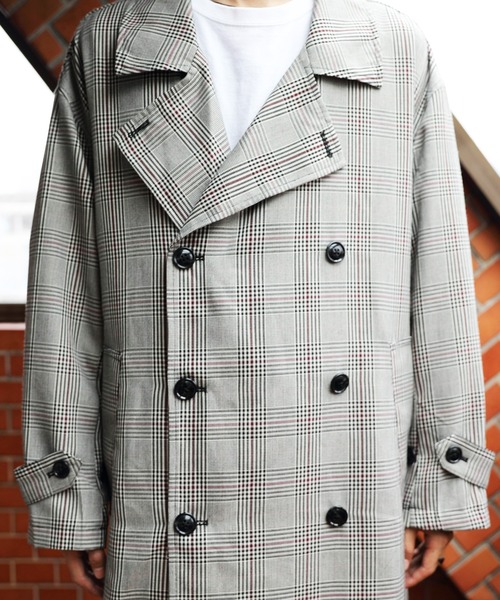 8(eight)(エイト)の「T/Rトレンチコート(トレンチコート・メンズ・ブラック/ブラウン/グレー系その他/グレイッシュブルー・MEDIUM/LARGE)」の16枚目の写真