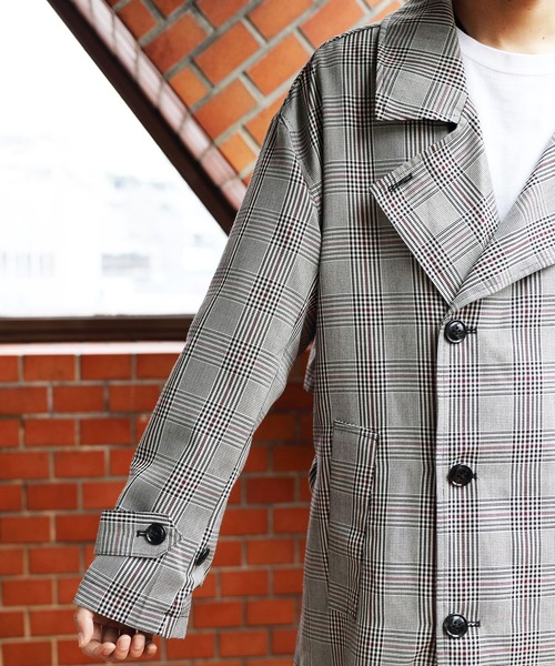 8(eight)(エイト)の「T/Rトレンチコート(トレンチコート・メンズ・ブラック/ブラウン/グレー系その他/グレイッシュブルー・MEDIUM/LARGE)」の17枚目の写真