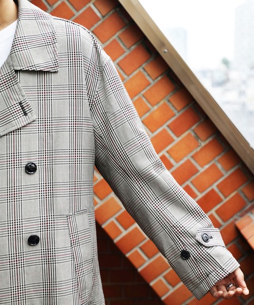 8(eight)(エイト)の「T/Rトレンチコート(トレンチコート・メンズ・ブラック/ブラウン/グレー系その他/グレイッシュブルー・MEDIUM/LARGE)」の18枚目の写真