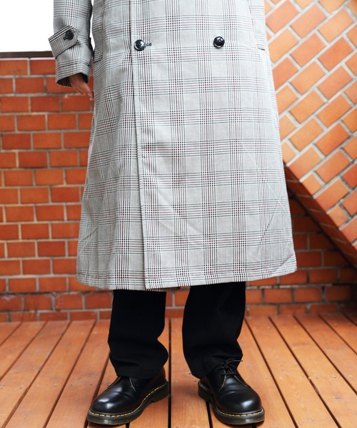 8(eight)(エイト)の「T/Rトレンチコート(トレンチコート・メンズ・ブラック/ブラウン/グレー系その他/グレイッシュブルー・MEDIUM/LARGE)」の21枚目の写真