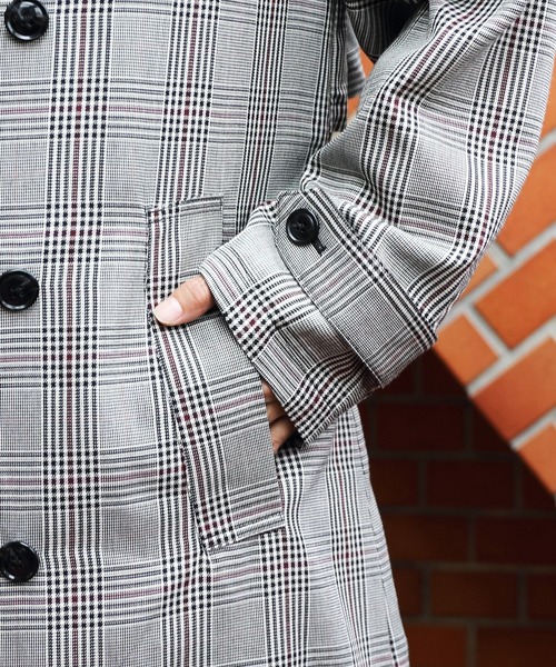 8(eight)(エイト)の「T/Rトレンチコート(トレンチコート・メンズ・ブラック/ブラウン/グレー系その他/グレイッシュブルー・MEDIUM/LARGE)」の19枚目の写真