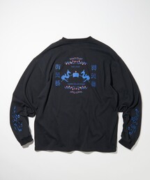 TOWNCRAFT | Towncraft PREP/タウンクラフトプレップ MACHIMINGEI&DRAGON LONG SLEEVE TEE/マチミンゲイ＆ドラゴン ロングスリーブ Tシャツ(Tシャツ/カットソー)