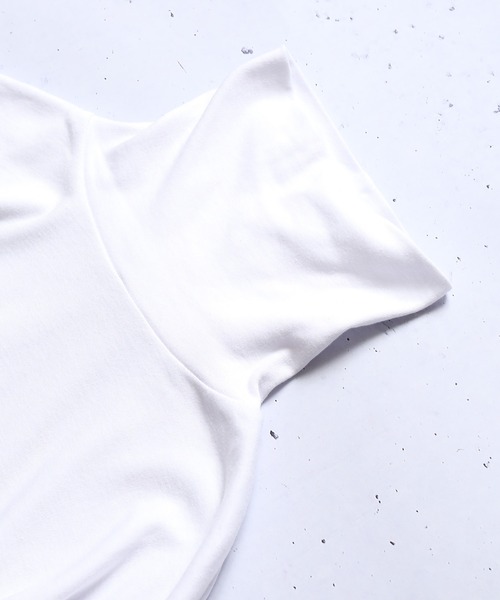 SPINNS（スピンズ）の「長袖タートルネックカットソー（Tシャツ/カットソー・メンズ・ホワイト/ブラック・M/L）」の9枚目の写真