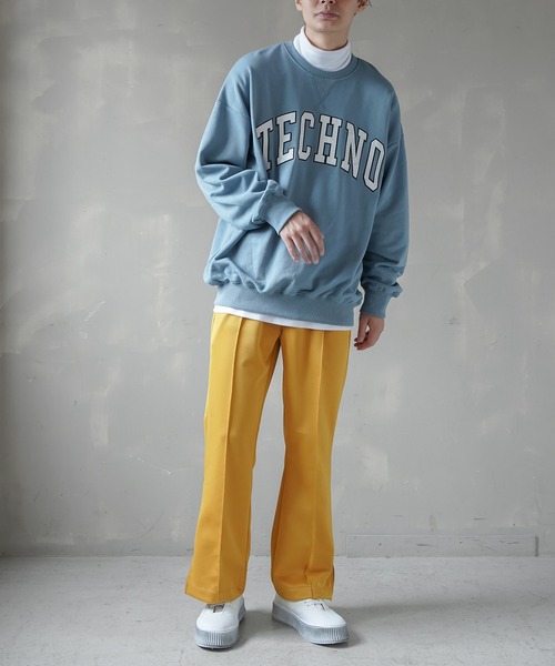 SPINNS（スピンズ）の「長袖タートルネックカットソー（Tシャツ/カットソー・メンズ・ホワイト/ブラック・M/L）」の19枚目の写真