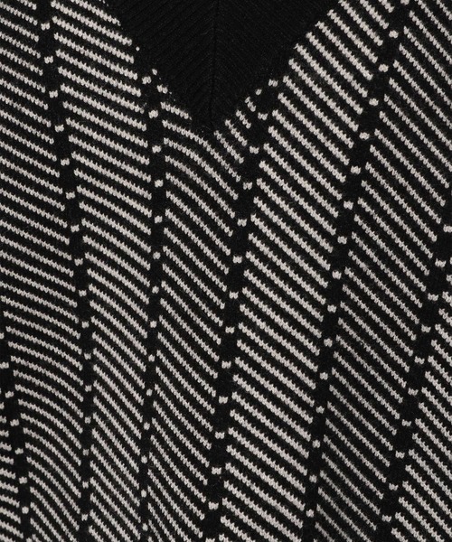 GLOBAL WORK（グローバルワーク）の「メルティーガラニットベスト/957978（ベスト・レディース・ブラック/ベージュ/その他・FREE）」の9枚目の写真