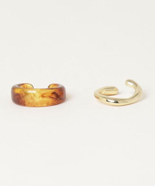 WEGO（ウィゴー）の「WEGO/【2点セット】クリアメタルイヤーカフ（イヤーカフ・レディース・その他4/その他1/その他2/その他3・FREE）」の5枚目の写真