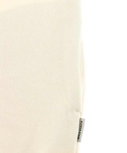 ALEXIA STAM(アリシアスタン)の「Collar Oversized Sweatshirt/カラーオーバーサイズスウェットシャツ(スウェット・レディース・ホワイト/チャコールグレー/グリーン・FREE)」の5枚目の写真