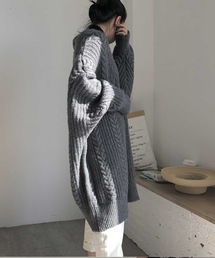 LUGG NAGG | ざっくりニットミドルガウン(カーディガン/ボレロ)