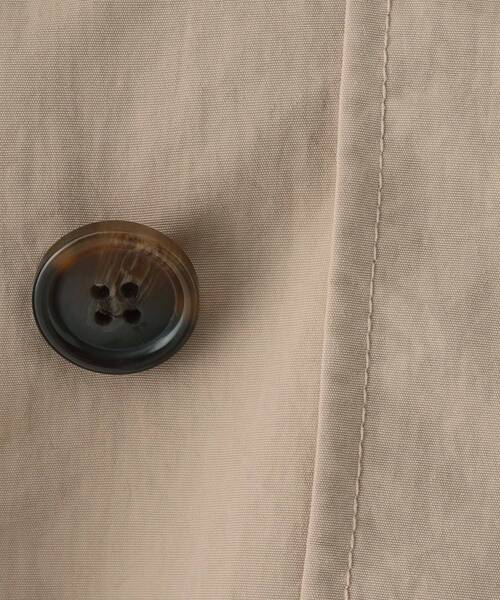 AG by aquagirl（エージーバイアクアガール）の「◆タスランウェザーフラップ付きステンカラーコート（ステンカラーコート・レディース・チャコールグレー/カーキ/ダークブラウン/ベージュ系7・38）」の11枚目の写真