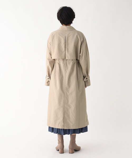 AG by aquagirl（エージーバイアクアガール）の「◆タスランウェザーフラップ付きステンカラーコート（ステンカラーコート・レディース・チャコールグレー/カーキ/ダークブラウン/ベージュ系7・38）」の10枚目の写真