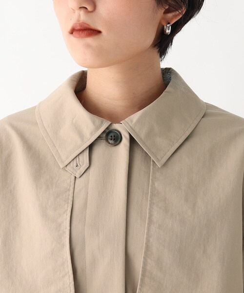 AG by aquagirl（エージーバイアクアガール）の「◆タスランウェザーフラップ付きステンカラーコート（ステンカラーコート・レディース・チャコールグレー/カーキ/ダークブラウン/ベージュ系7・38）」の15枚目の写真