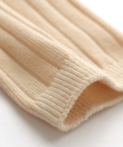 andme(アンドミー)の「ベーシックリブクルーソックス(ソックス/靴下・レディース・オフホワイト/チャコールグレー/ベージュ/ブラック/レッド/パープル/ライム/ブルー/オレンジ・23-25cm)」の15枚目の写真