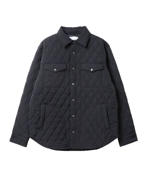 COTORICA（コトリカ）の「ダイヤキルト中綿シャツブルゾン（シャツ/ブラウス・メンズ・ブラック/オリーブ・MEDIUM/LARGE）」の3枚目の写真