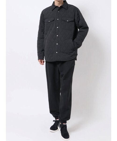 COTORICA（コトリカ）の「ダイヤキルト中綿シャツブルゾン（シャツ/ブラウス・メンズ・ブラック/オリーブ・MEDIUM/LARGE）」の19枚目の写真
