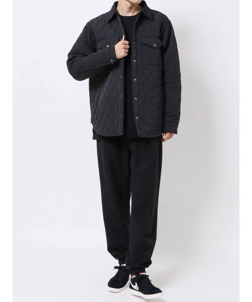 COTORICA（コトリカ）の「ダイヤキルト中綿シャツブルゾン（シャツ/ブラウス・メンズ・ブラック/オリーブ・MEDIUM/LARGE）」の20枚目の写真