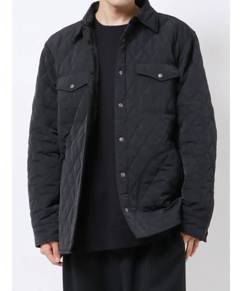 COTORICA（コトリカ）の「ダイヤキルト中綿シャツブルゾン（シャツ/ブラウス・メンズ・ブラック/オリーブ・MEDIUM/LARGE）」の12枚目の写真