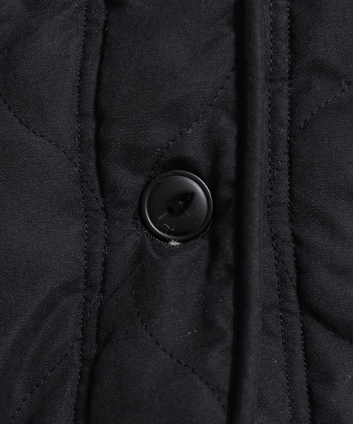 grn（ジーアールエヌ）の「［grn ジーアールエヌ］QUILTING×BOA RV COAT キルティング×ボア リバーシブル ロングコート GL132250Q（ノーカラーコート・レディース・オリーブ/ブラック・FREE）」の22枚目の写真