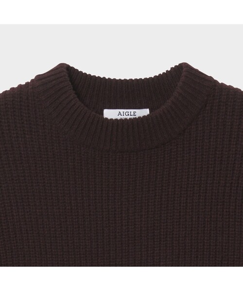 AIGLE(エーグル)の「カレン セーター(ニット/セーター・レディース・ブラウン・S/M)」の2枚目の写真