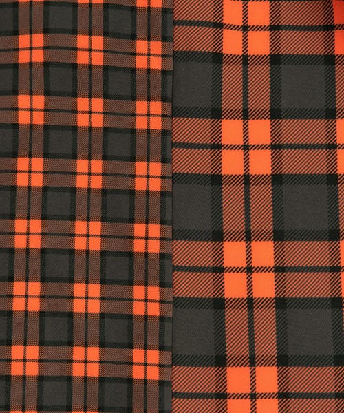 PUNYUS（プニュズ）の「チェック柄カシュクールワンピース（ワンピース・レディース・パープル/レッド/イエロー/グリーン・1/2/4/3）」の15枚目の写真