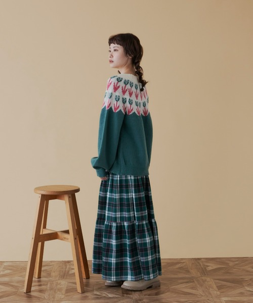 MERLOT（メルロー）の「チューリップニット（ニット/セーター）」 - WEAR