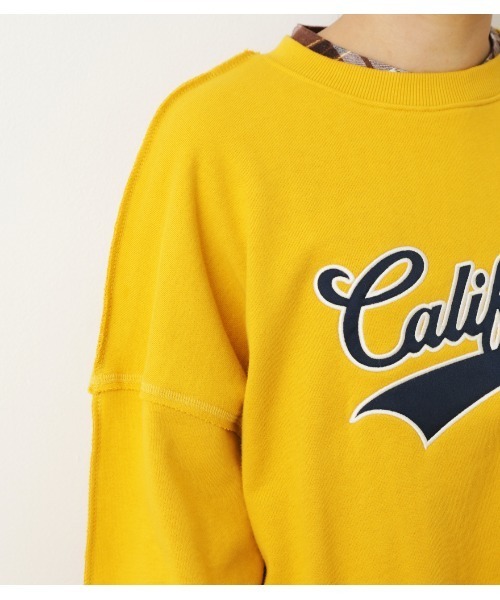 RODEO CROWNS WIDE BOWL(ロデオクラウンズワイドボウル)の「【WEB限定】CaliforniaショートスウェットWL(スウェット・レディース・杢グレー/ネイビー/イエロー系その他・FREE)」の9枚目の写真