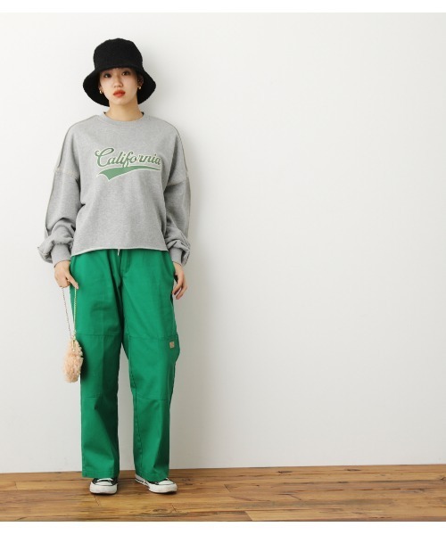 RODEO CROWNS WIDE BOWL(ロデオクラウンズワイドボウル)の「【WEB限定】CaliforniaショートスウェットWL(スウェット・レディース・杢グレー/ネイビー/イエロー系その他・FREE)」の15枚目の写真