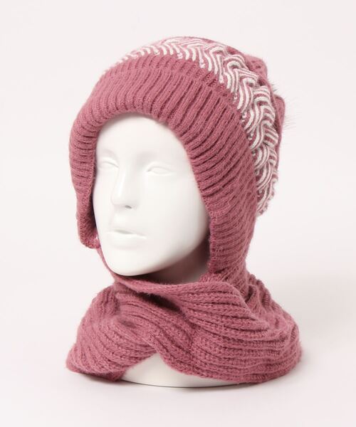AFB Big Hooded Scarf ニット帽付きマフラー Amazon | [HGJH] マフラー レディース 帽子 スカーフ 手袋 2点