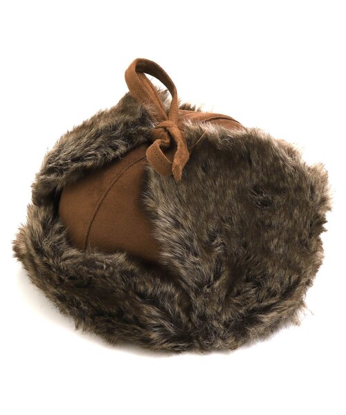 BREEZE（ブリーズ）の「ファーフライトキャップ（キャップ・キッズ・ブラック/ベージュ・54/52/50/56）」の2枚目の写真