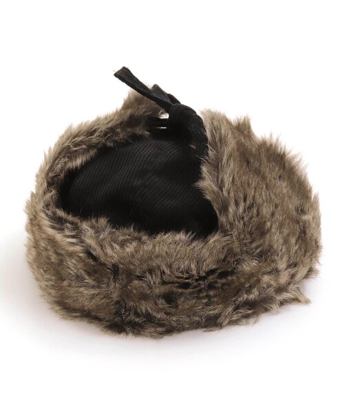 BREEZE（ブリーズ）の「ファーフライトキャップ（キャップ・キッズ・ブラック/ベージュ・54/52/50/56）」の5枚目の写真