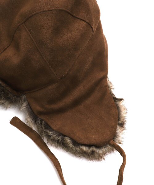 BREEZE（ブリーズ）の「ファーフライトキャップ（キャップ・キッズ・ブラック/ベージュ・54/52/50/56）」の8枚目の写真