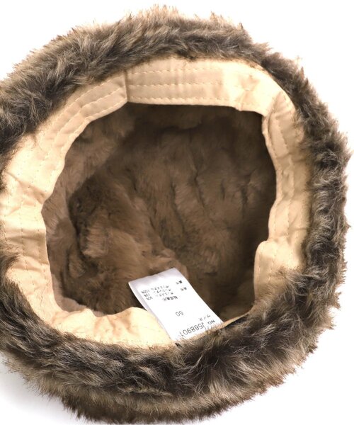 BREEZE（ブリーズ）の「ファーフライトキャップ（キャップ・キッズ・ブラック/ベージュ・54/52/50/56）」の6枚目の写真