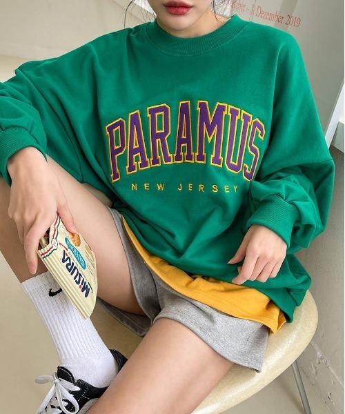 SONA（ソナ）の「SONYUNARA PARAMUSだぼっとトレーナー（スウェット・レディース・ホワイト/ブラック/パープル/ブルー/グリーン・FREE）」の7枚目の写真