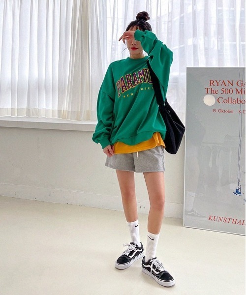 SONA（ソナ）の「SONYUNARA PARAMUSだぼっとトレーナー（スウェット・レディース・ホワイト/ブラック/パープル/ブルー/グリーン・FREE）」の13枚目の写真