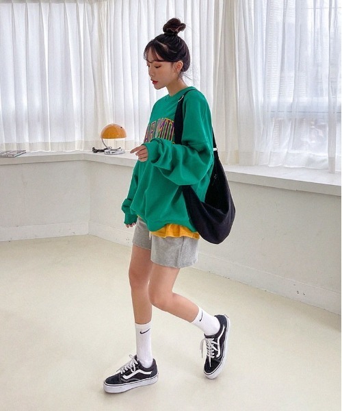 SONA（ソナ）の「SONYUNARA PARAMUSだぼっとトレーナー（スウェット・レディース・ホワイト/ブラック/パープル/ブルー/グリーン・FREE）」の14枚目の写真