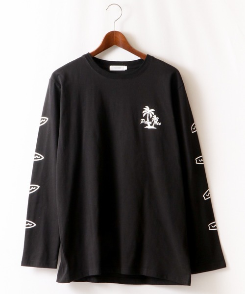 FUNALIVE(ファンアライブ)の「ビーチロゴプリントロングtシャツ(Tシャツ/カットソー・メンズ・ホワイト/ブラック/ベージュ・L/S/M)」の15枚目の写真