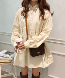 apres jour | 角襟シャツワンピース【ZOZOTOWN限定アイテム】(ワンピース)