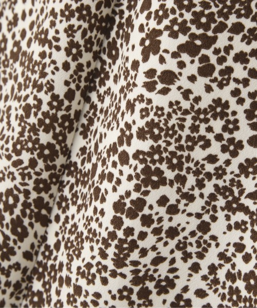 N.(N. Natural Beauty Basic)(エヌエヌナチュラルビューティーベーシック)の「◆バイカラーフラワープリントペプラムスカート(スカート・レディース・ホワイト系その他/ブラック系その他・MEDIUM)」の15枚目の写真