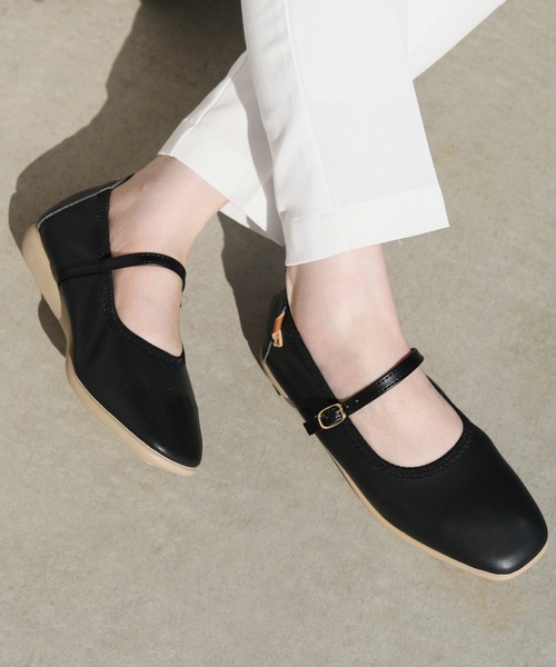 RiiiKa（リーカ）の「【RiiiKa/リーカ】柔らか甲ストラップシューズ（パンプス・レディース・ブラック/グレー/アイボリー/ブラウン系その他・23/24/22.5/24.5/23.5）」の3枚目の写真