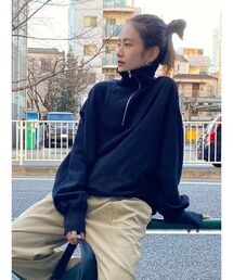 Ungrid | 【WEB限定】ジップルーズスウェット(トレーナー/ハーフジップ)(スウェット)