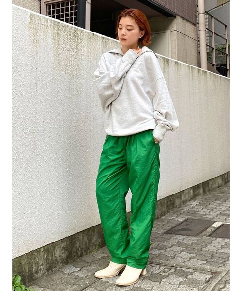 Ungrid（アングリッド）の「【WEB限定】ジップルーズスウェット（スウェット・レディース・ライトグレー/ブラック/ピンク/ライム/オレンジ・FREE）」の19枚目の写真