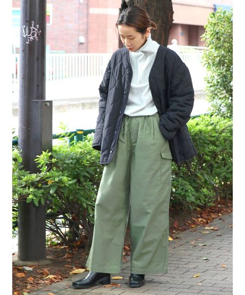 Ungrid（アングリッド）の「【WEB限定】ジップルーズスウェット（スウェット・レディース・ライトグレー/ブラック/ピンク/ライム/オレンジ・FREE）」の21枚目の写真