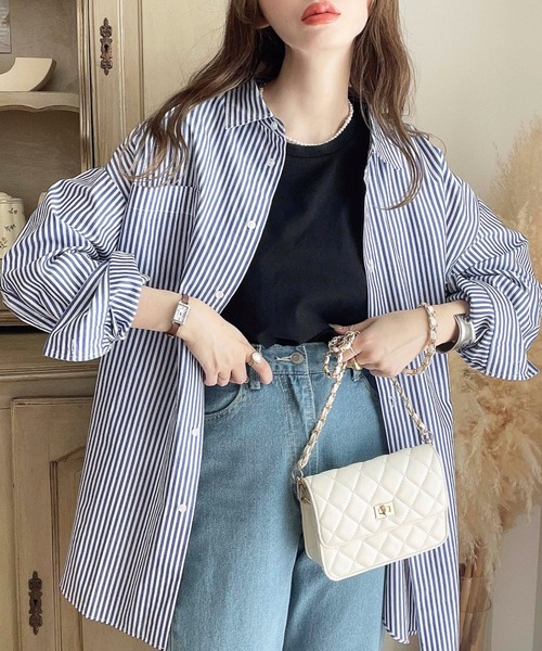 moment+(モーメントプラス)の「フェイクレザーキルティング チェーンショルダーバッグ(ショルダーバッグ・レディース・ブラック/オフホワイト/オレンジ/グリーン/アイボリー/ブルー/ベージュ/ボルドー/ブラウン・FREE)」の2枚目の写真