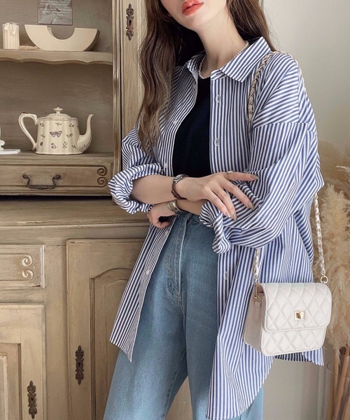 moment+(モーメントプラス)の「フェイクレザーキルティング チェーンショルダーバッグ(ショルダーバッグ・レディース・ブラック/オフホワイト/オレンジ/グリーン/アイボリー/ブルー/ベージュ/ボルドー/ブラウン・FREE)」の13枚目の写真