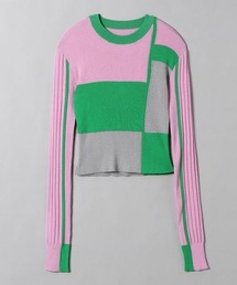 JEANASIS | カラーブロッキングコンパクトプルオーバー/266774(ニット/セーター)